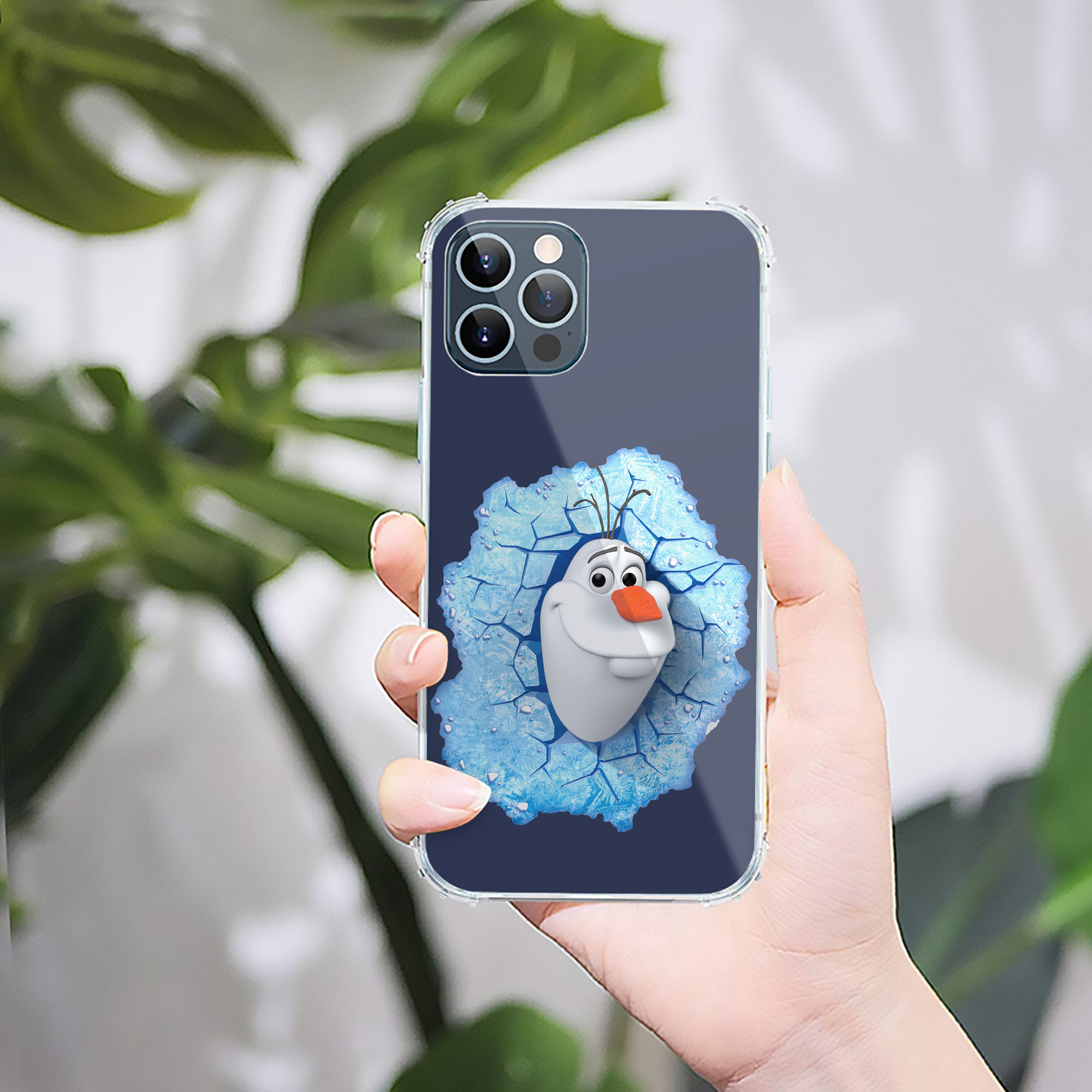 （画像用） アナと雪の女王 アンナ エルサ Frozen Anna Elsa 【iPhone 12シリーズ対応】透明スマホケース（クリアソフトケース）